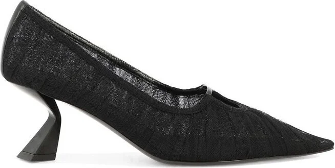 Nensi Dojaka Sheer Tulle Pumps