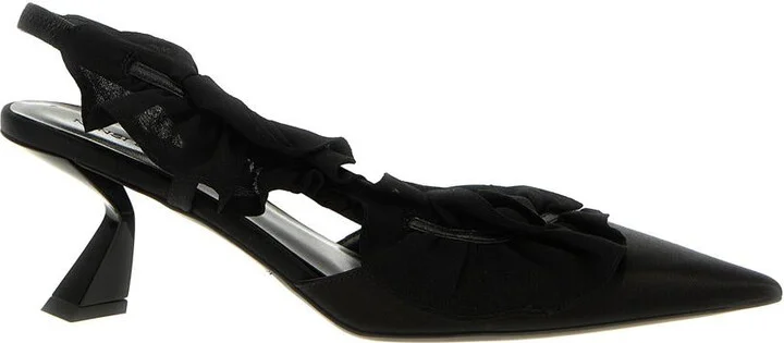 Nensi Dojaka Slingback Ruffles