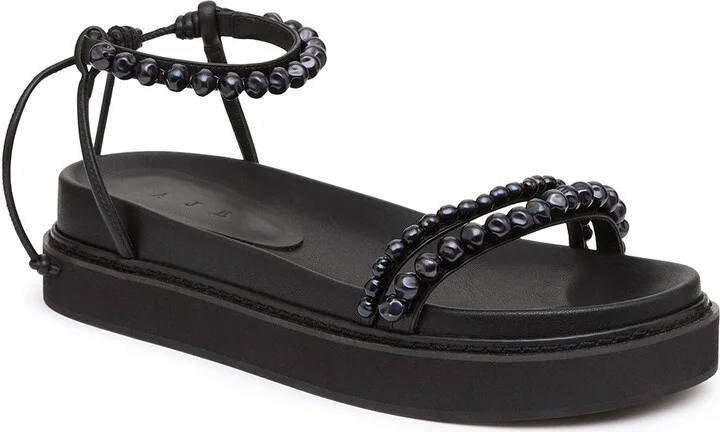 Neo Pearl Platform Sandal In Colour Black Size 35 - Image 2