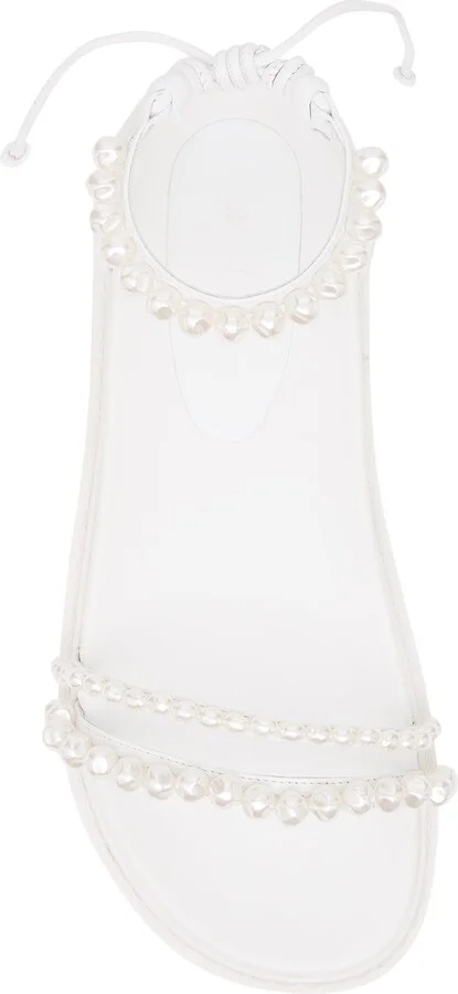 Neo Pearl Platform Sandal In Colour White Size 41 - Image 4