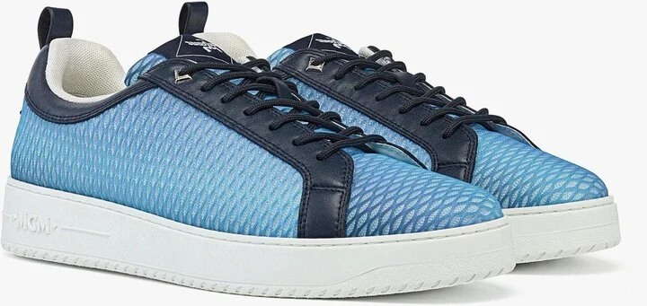 Neo Terrain Lo Sneakers In Gradation Mesh And Calf Leather