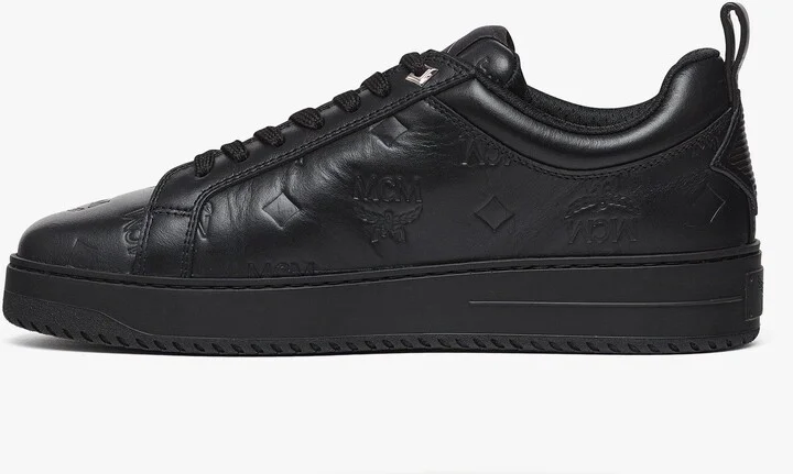Neo Terrain Lo Sneakers in Monogram Leather - Image 2