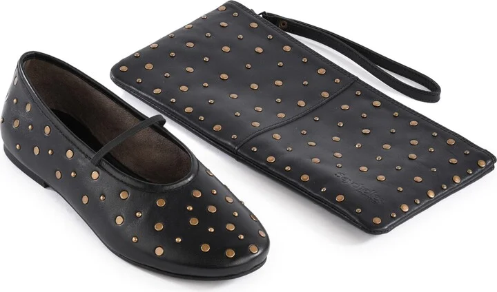 Neon Moon Stud Mary Jane Flat - Image 5