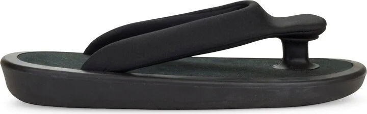 Neoprene Platform Black Sandals & Flip-Flops