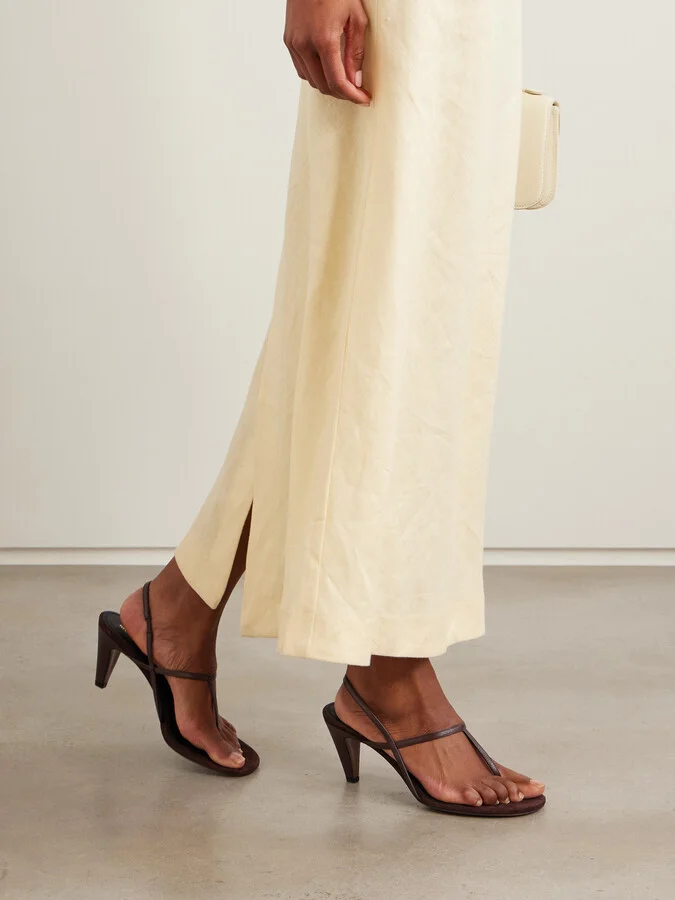 NEOUS - Arneb Leather Slingback Sandals - Brown - Image 2