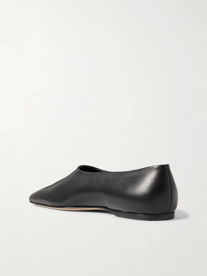 NEOUS - Atlas Leather Ballet Flats - Black - Image 3