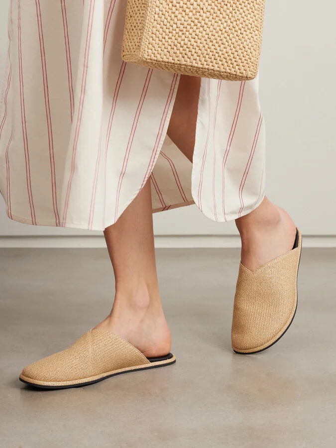 NEOUS - Attik Raffia Mules - Neutrals - Image 2