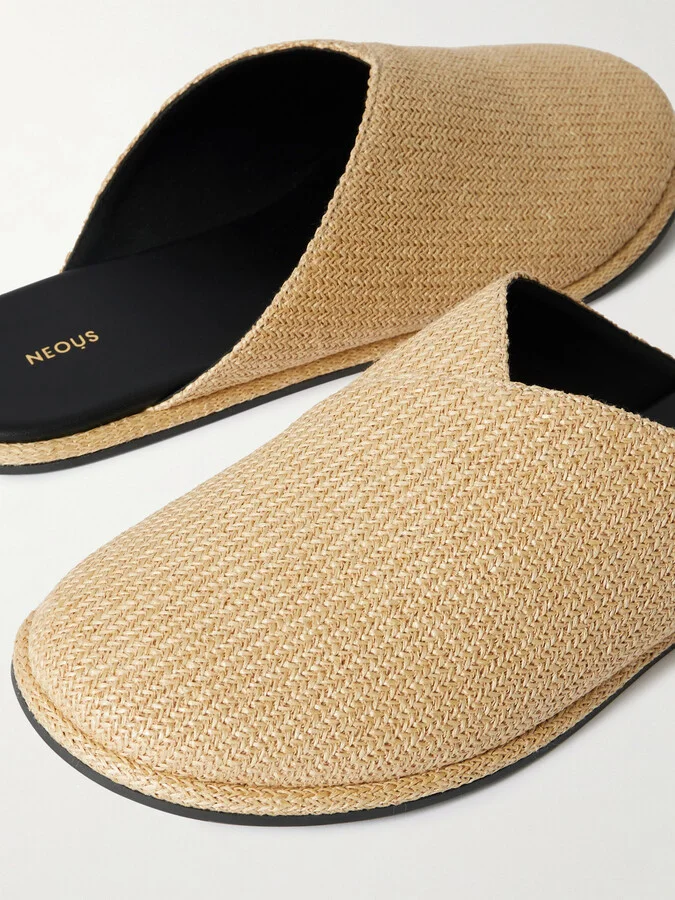 NEOUS - Attik Raffia Mules - Neutrals - Image 4