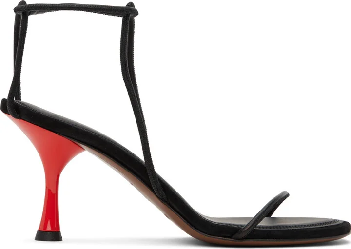 NEOUS Black Nenque Heeled Sandals