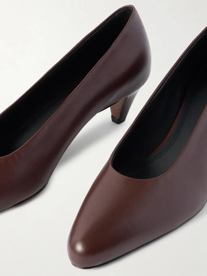 NEOUS - Fera Leather Pumps - Brown - Image 4