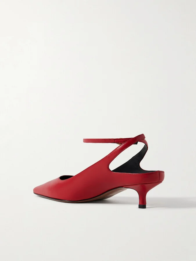 NEOUS - Fornax Leather Pumps - Red - Image 3