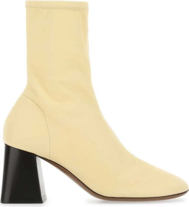 Neous High Block Heel Sock Style Boots