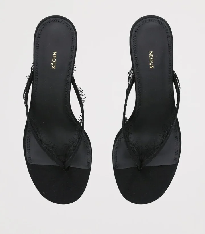 Neous Lace-Trim Kalliope Sandals 40 - Image 4