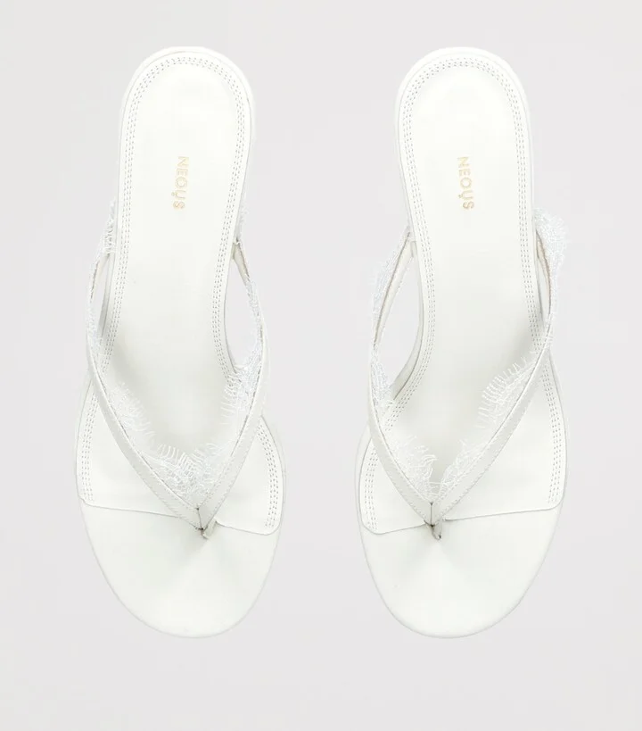 Neous Lace-Trim Kalliope Sandals 40 - Image 4