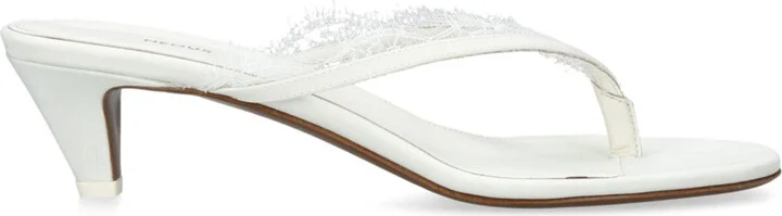 Neous Lace-Trim Kalliope Sandals 40