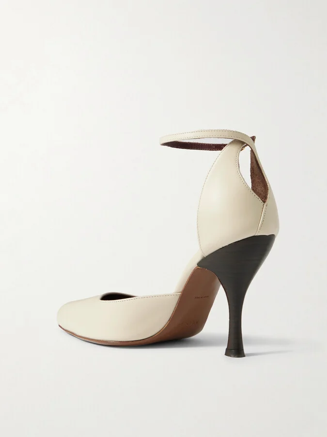 NEOUS - Nekkar Leather Pumps - Ivory - Image 3