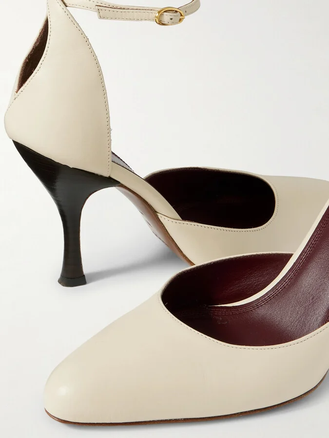 NEOUS - Nekkar Leather Pumps - Ivory - Image 4