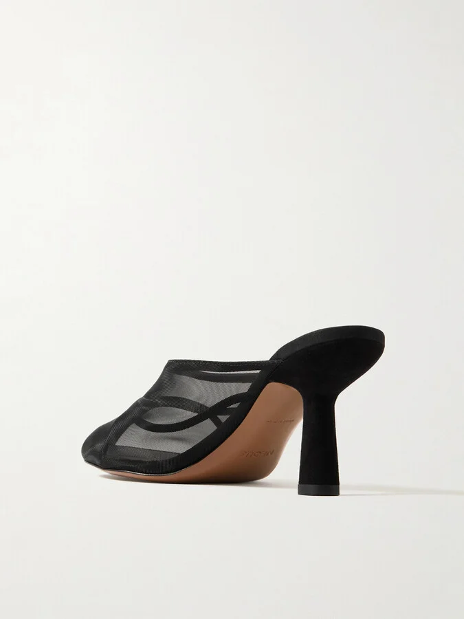 NEOUS - Pherka Mesh Mules - Black - Image 3