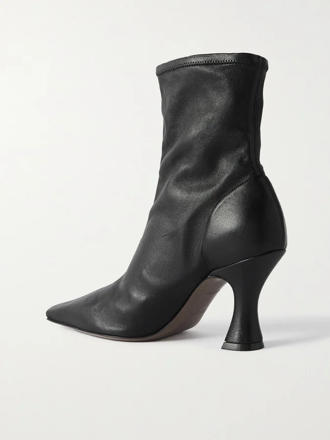 NEOUS - Ran Stretch-leather Ankle Boots - Black - Image 3