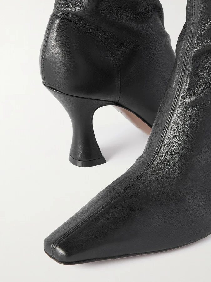 NEOUS - Ran Stretch-leather Ankle Boots - Black - Image 4