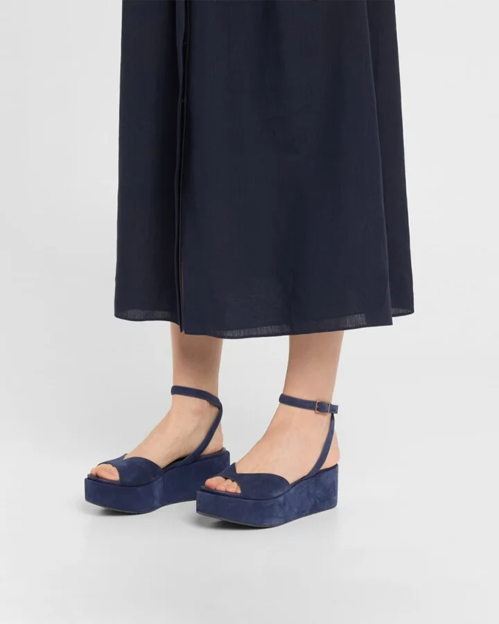 Nereida Suede Flatform Sandals - Image 5