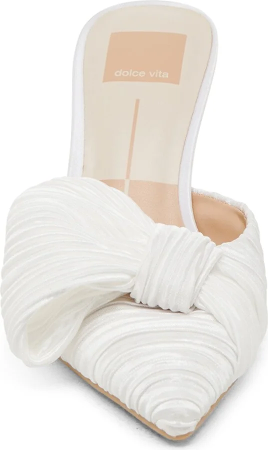 Nerina Metallic Ribbon Mule Pump - Image 3