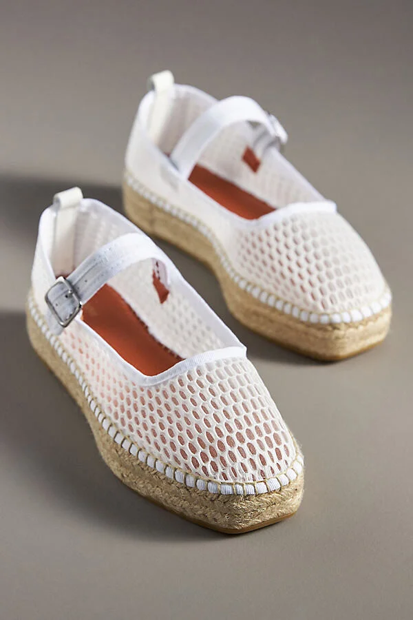 Netted Mary Jane Flats - Image 2