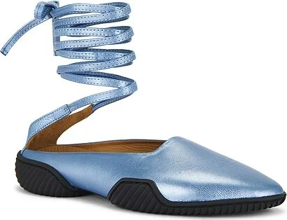 Nettie Lace Up Baillerina Flat - Image 2
