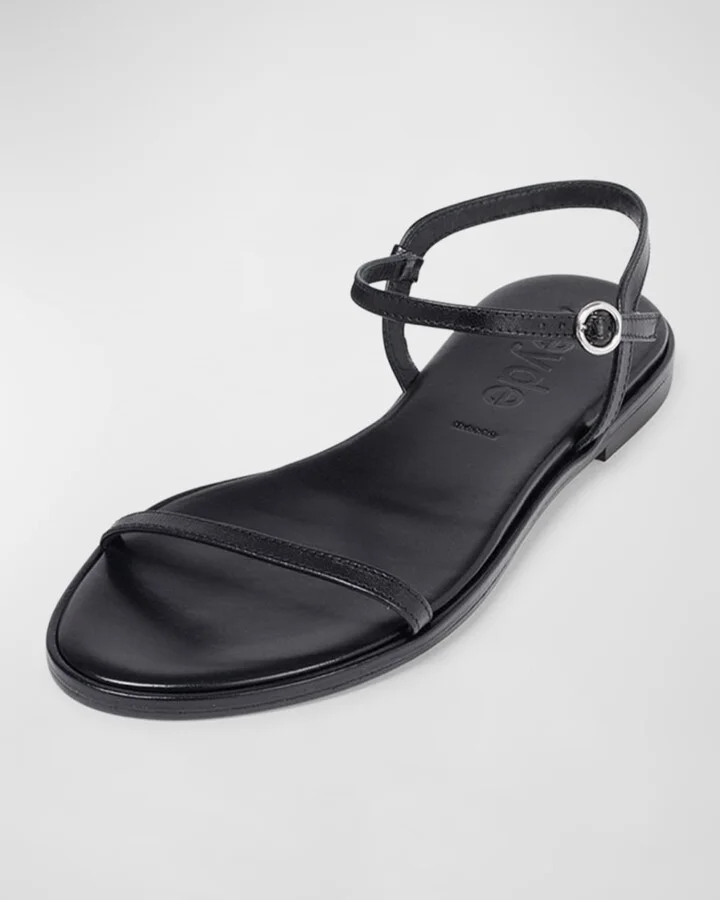 Nettie Leather Ankle-Strap Sandals - Image 5