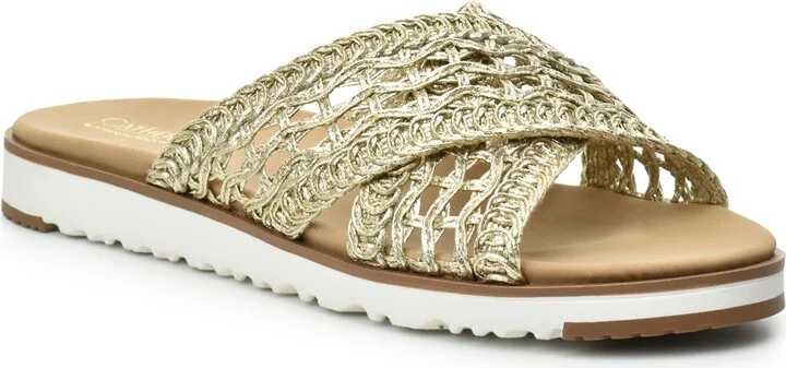 Nettie Woven Slide Sandal