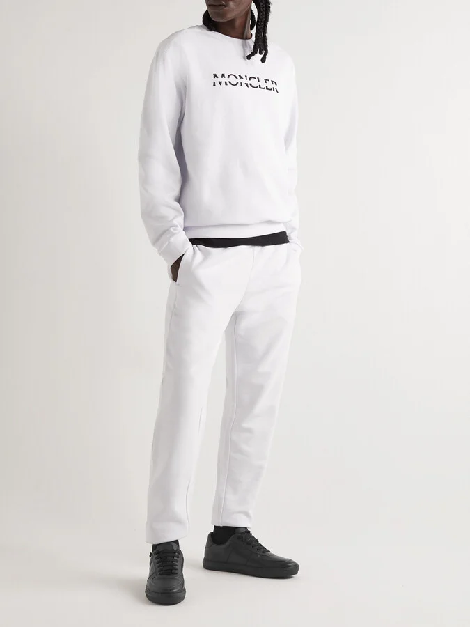 Neue York Logo-Appliquéd Leather Sneakers - Image 2