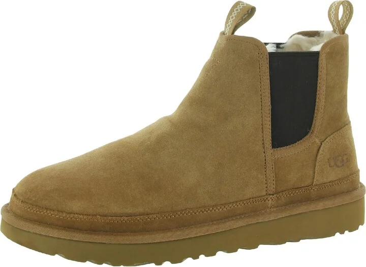 Neumel Chelsea Mens Suede Slip On Chelsea Boots