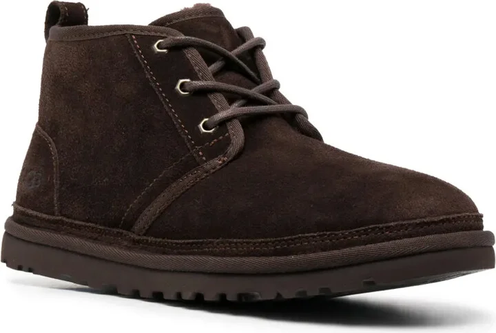 Neumel debossed-logo leather boots - Image 2