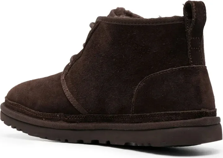Neumel debossed-logo leather boots - Image 3