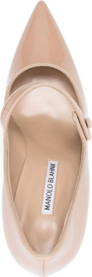 Neutral Campari 105mm Leather Pumps - Image 4