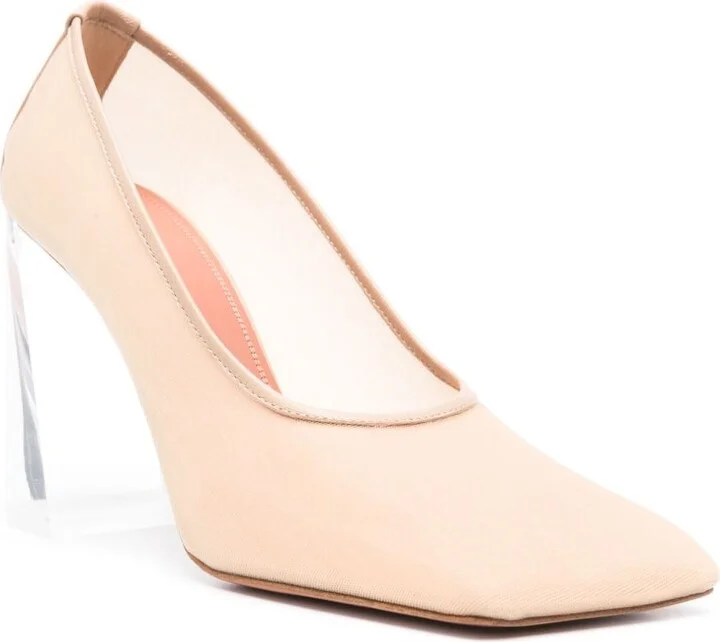 Neutral Charlotte 95 Mesh Pumps - Image 2