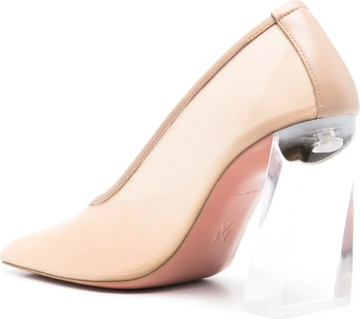 Neutral Charlotte 95 Mesh Pumps - Image 3