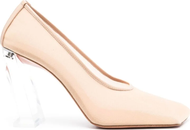 Neutral Charlotte 95 Mesh Pumps