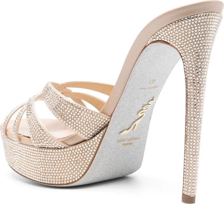 Neutral Dania Sandals - Image 3