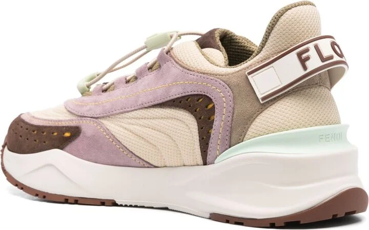 Neutral Fendi Flow Sneakers - Image 3