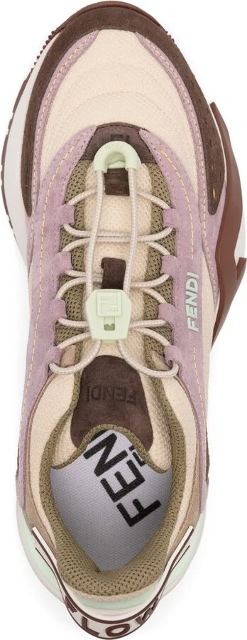 Neutral Fendi Flow Sneakers - Image 4