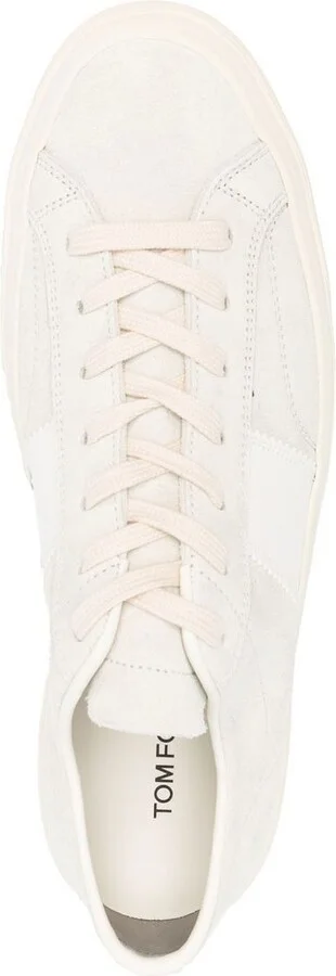 Neutral Logo Patch Low-Top Sneakers - Image 4