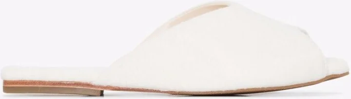 Neutral Wool Slides