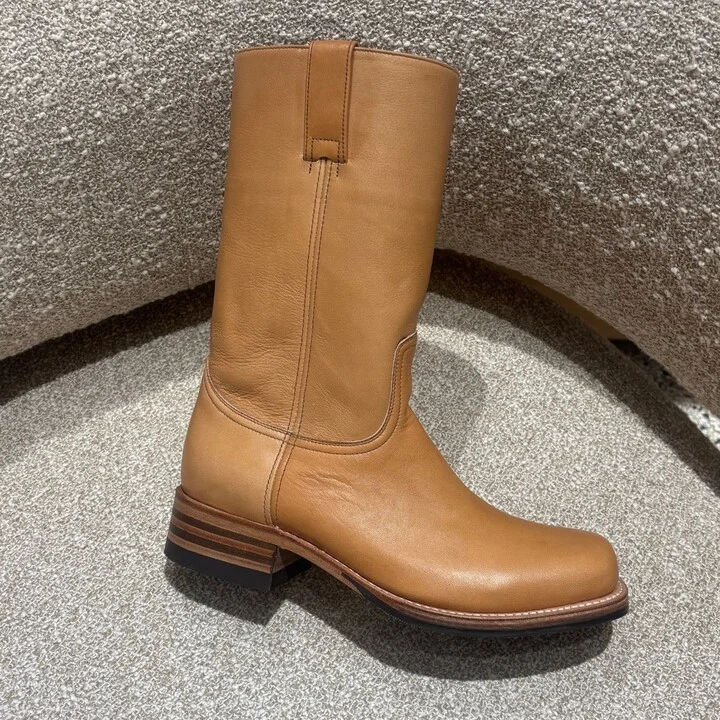 Neutrals Achilles Boots, Oak Leather - Image 2
