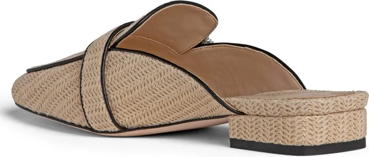 Neutrals Anais Beige Comfortable Flat Leather Mule Work Or Day - Image 6
