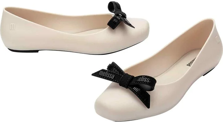 Neutrals Aura Basic M Lover Ballet Flat - Beige, Black - Image 2