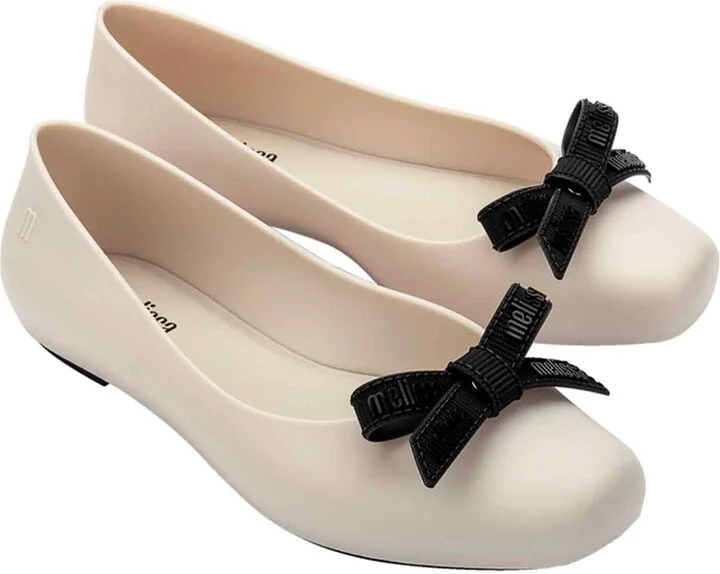 Neutrals Aura Basic M Lover Ballet Flat - Beige, Black - Image 4