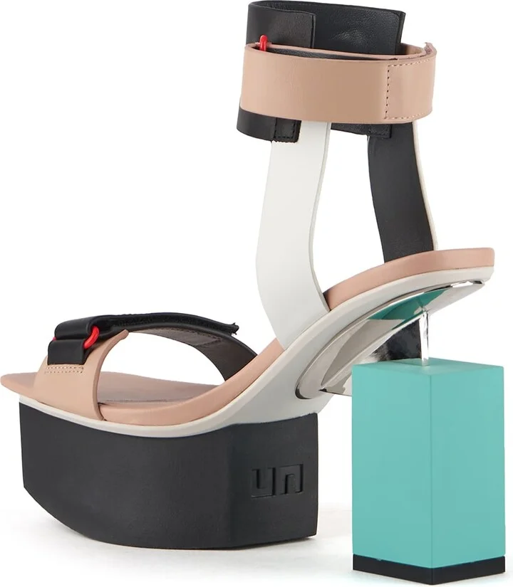 Neutrals / Blue / Black Cubist Sandal - Connect - Image 5