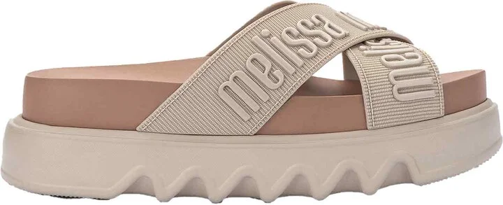 Neutrals / Brown Cross M Lover Platform - Beige, Brown