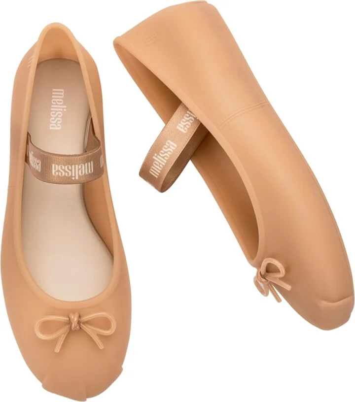 Neutrals / Brown Sophie Ballet Flats - Milky Beige - Image 3